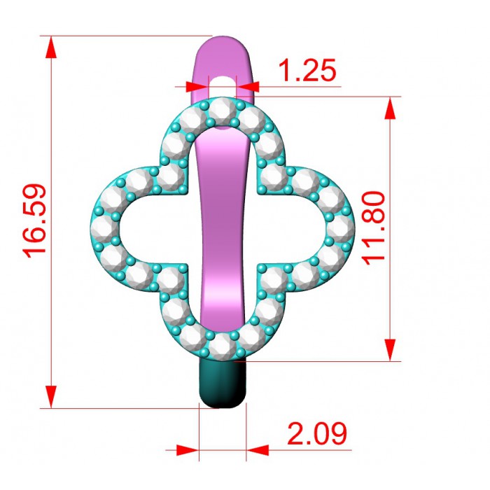 сережки 901 005