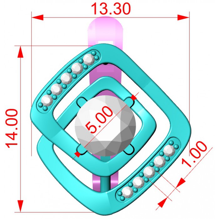 сережки 004 655