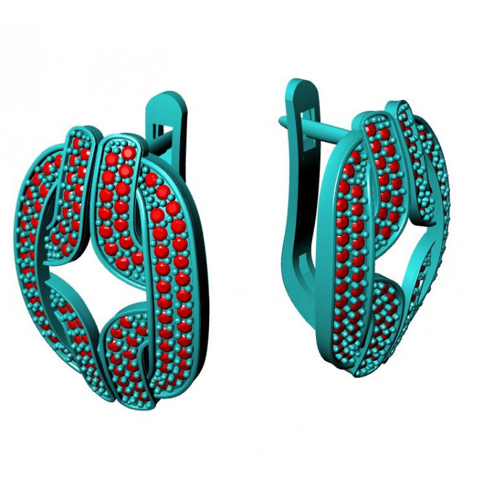 серьги 004 495