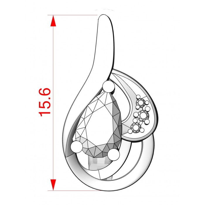 серьги 111 255