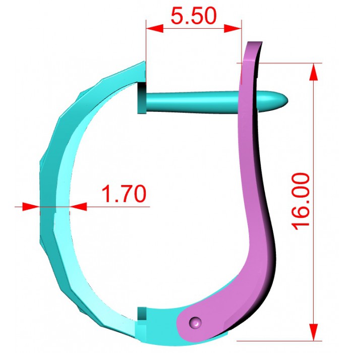 сережки 004 645